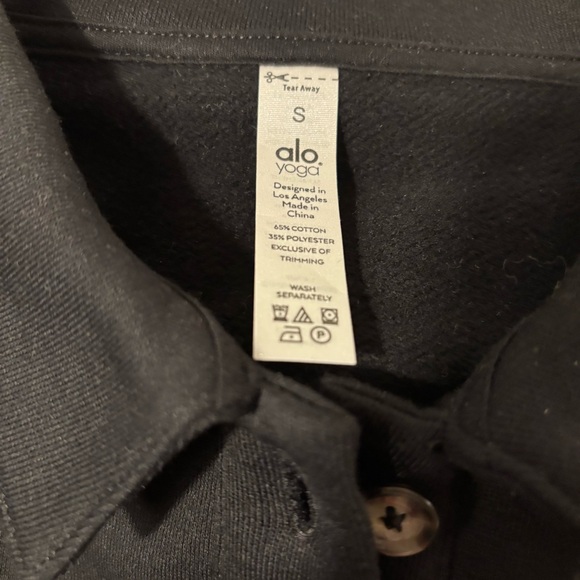 alo yoga Polo Henley Pullover NWT - Picture 7 of 7